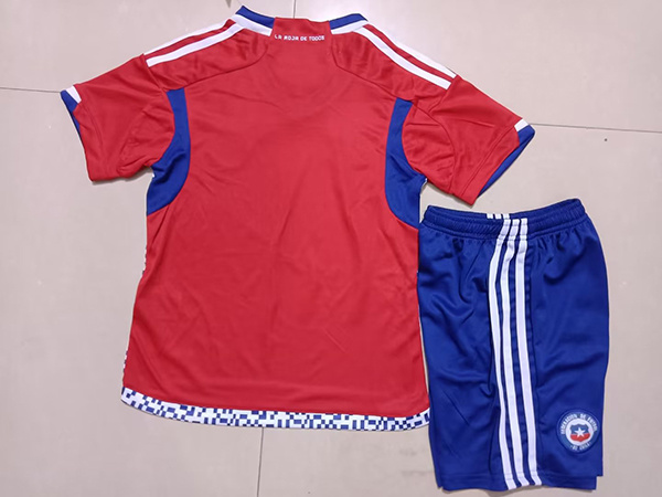 Kids-Chile 22/23 Home Soccer Jersey